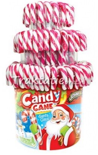 Johny Bee Candy Cane Red-White 12 gram